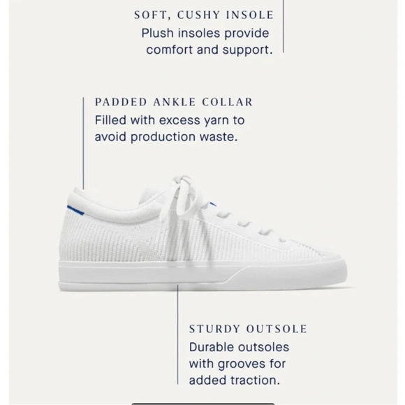 Rothy’s The Lace Up Sneaker in Navy Knit - Picture 10 of 16